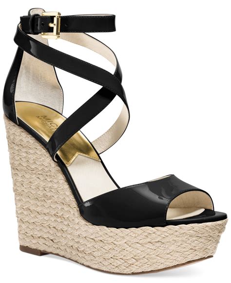 michael kors sandalen zwart|michael kors sandals for women.